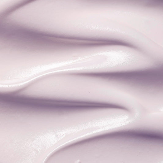 KORA Organics Plant Stem Cell Retinol Alternative Moisturizer texture close-up shows creamy hydration.