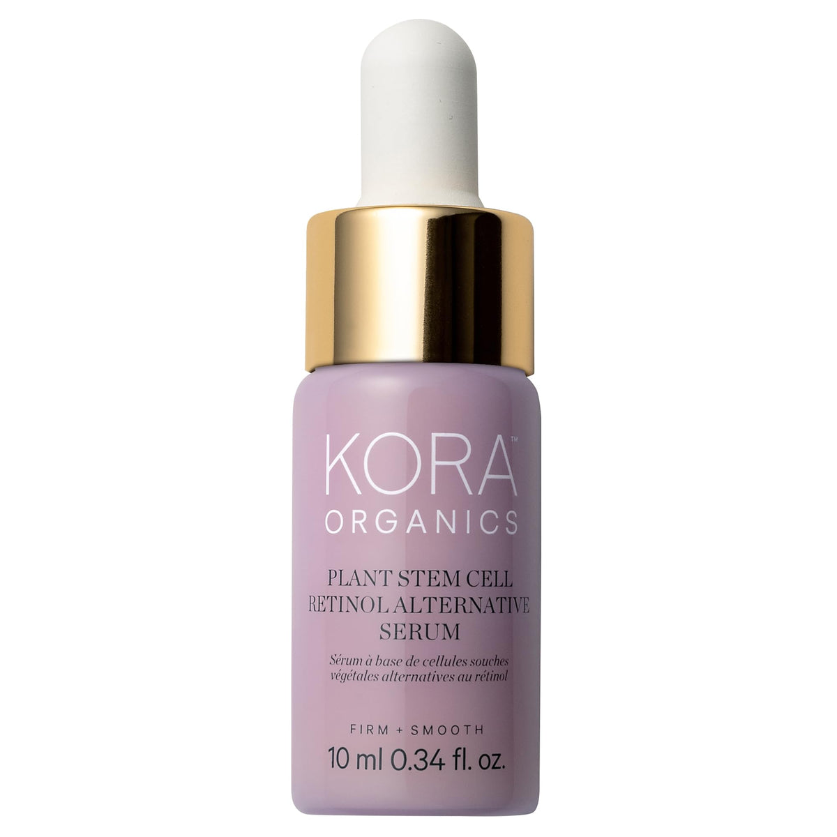 KORA Organics Plant Stem Cell Serum bottle for a radiant, nourished skin.