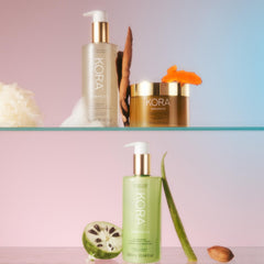 KORA Organics Renewing Hand & Body Wash cauliflower mushroom aloe ingredients for hydration