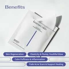 Koreana Skin copper peptide glow application demonstrates quick absorption and dewy finish.