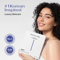 Koreana Skin hydrogel mask texture close-up reveals a smooth, moisture-rich sheet.