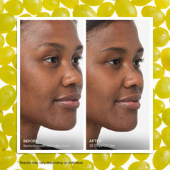 Velvet-soft finish and subtle glow from KORRES Santorini Grape serum.