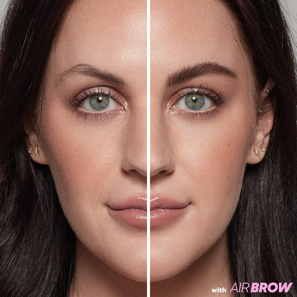 Kosas Air Brow triangular spoolie lifts hairs for fuller, natural-looking brows