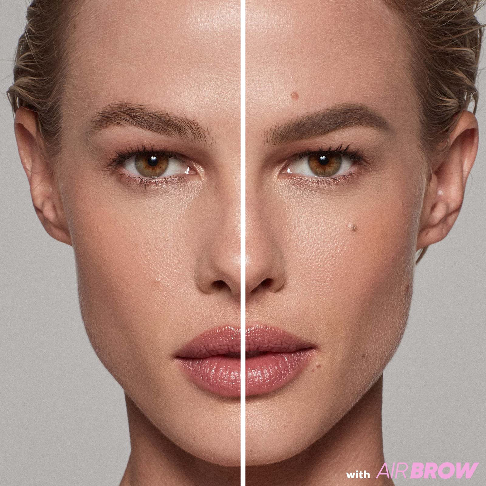 Kosas Air Brow swatch demonstrates taupe shade and natural tint