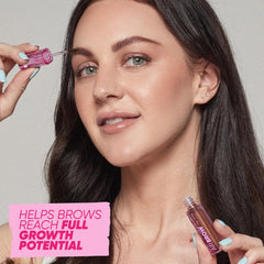 Kosas Air Brow gel texture close-up reveals creamy, long-wearing formula