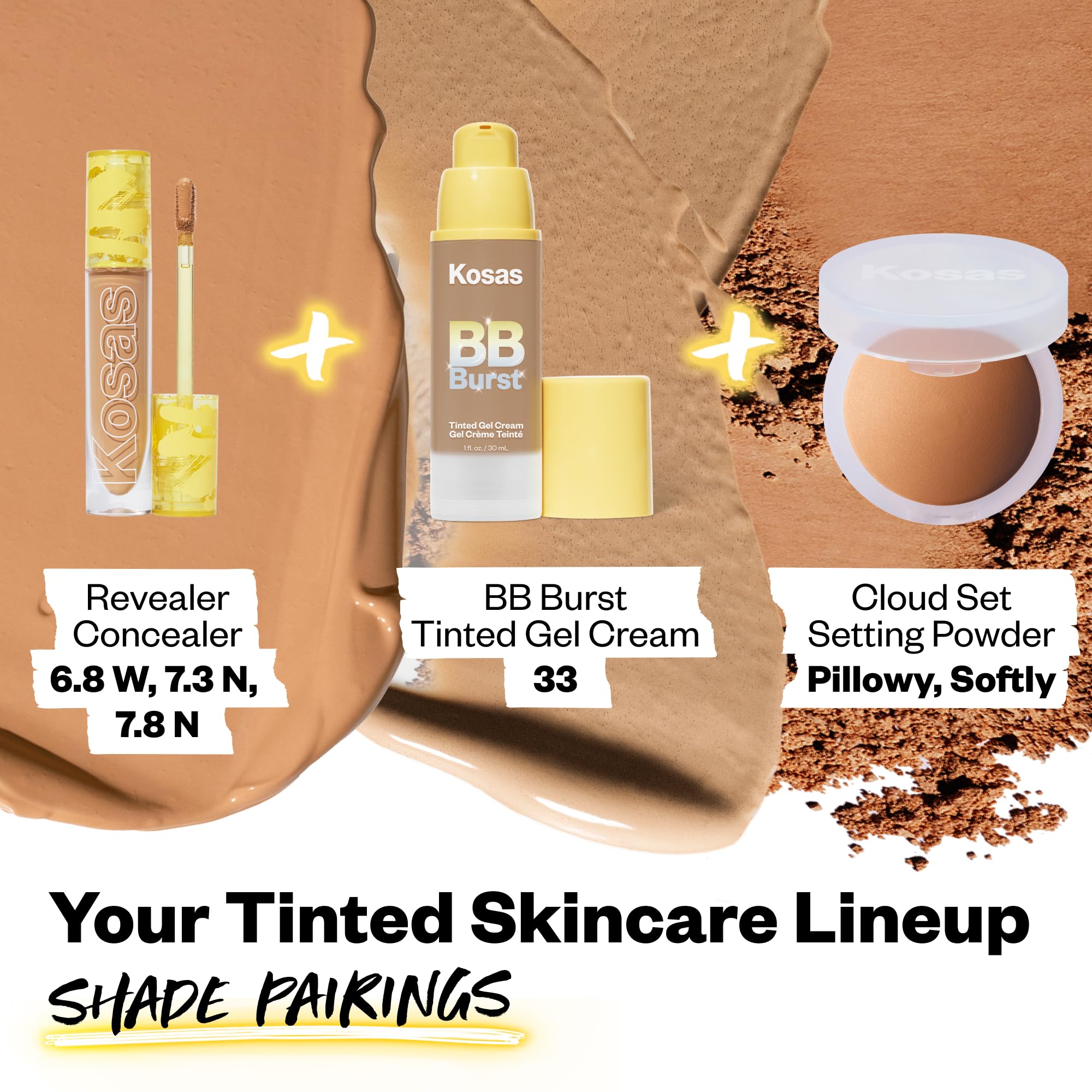 Kosas BB Burst on model shows vibrant, fresh complexion.