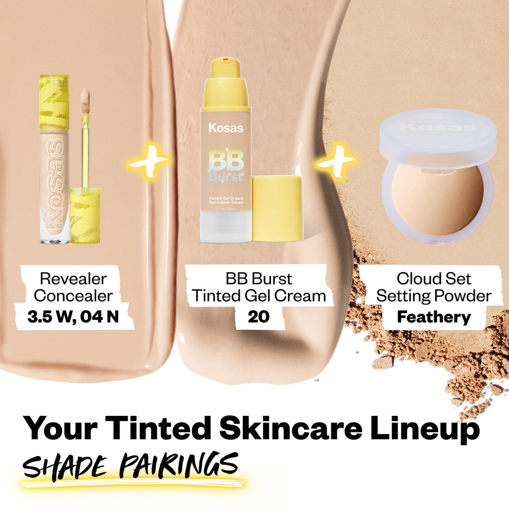 Kosas BB Burst packaging promotes fragrance-free, skin-friendly routine