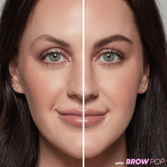 Kosas Brow Pop built-in spoolie for seamless blending