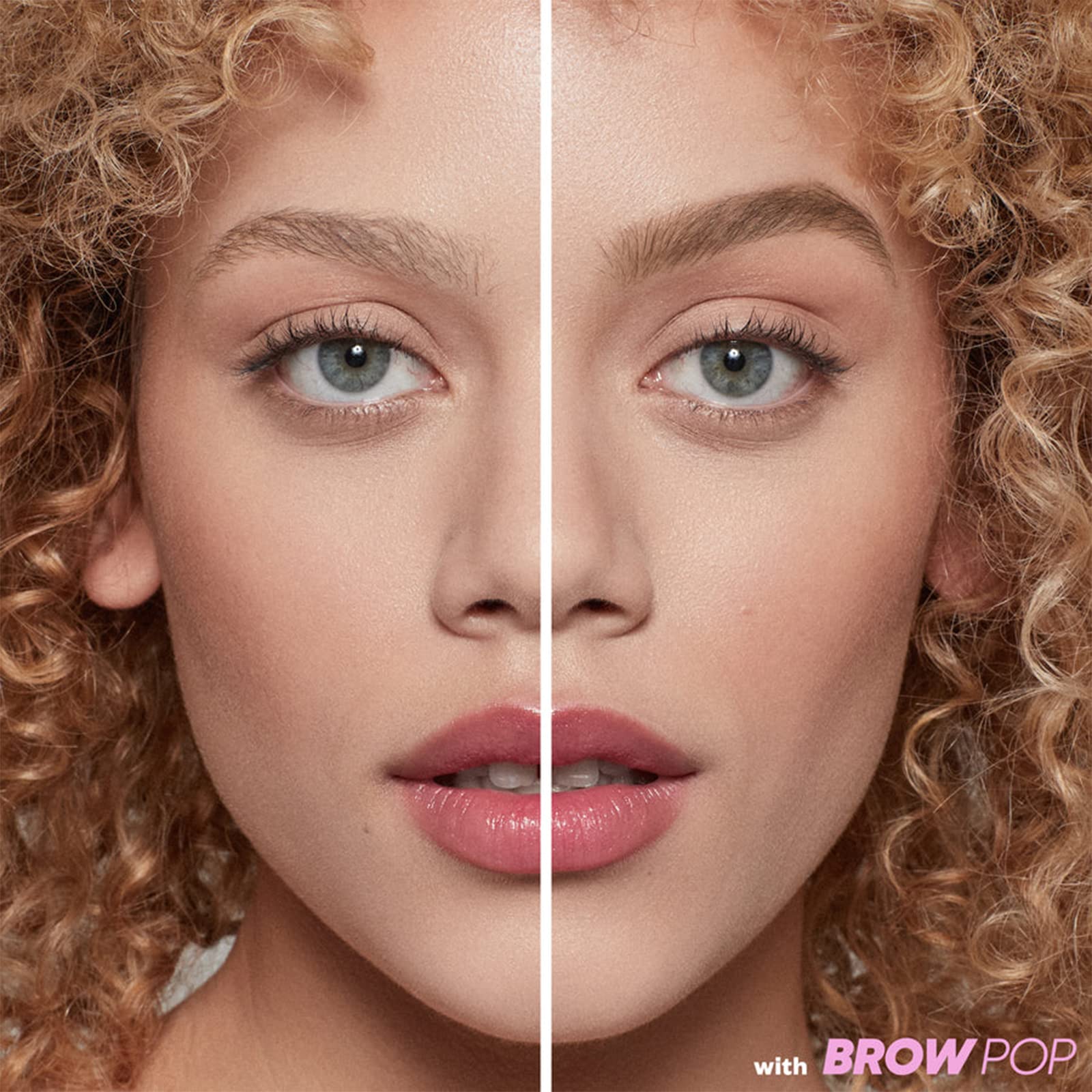 Kosas Brow Pop built-in spoolie blends color for seamless brow appearance