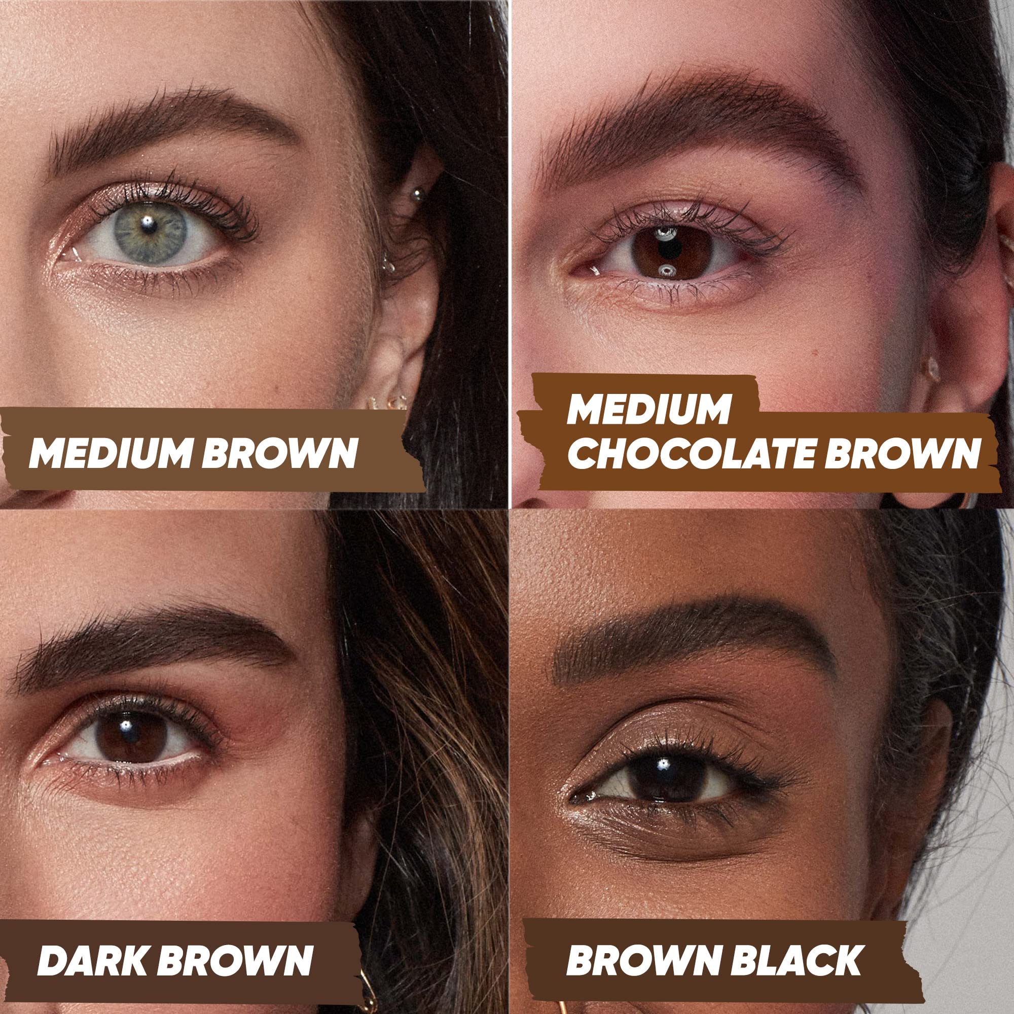 Kosas Brow Pop castor oil formula supports brow health gently.