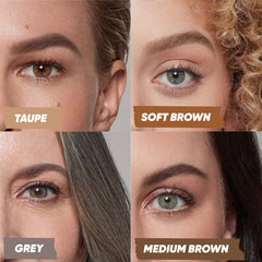 Kosas Brow Pop castor oil formula nourishes brows while defining