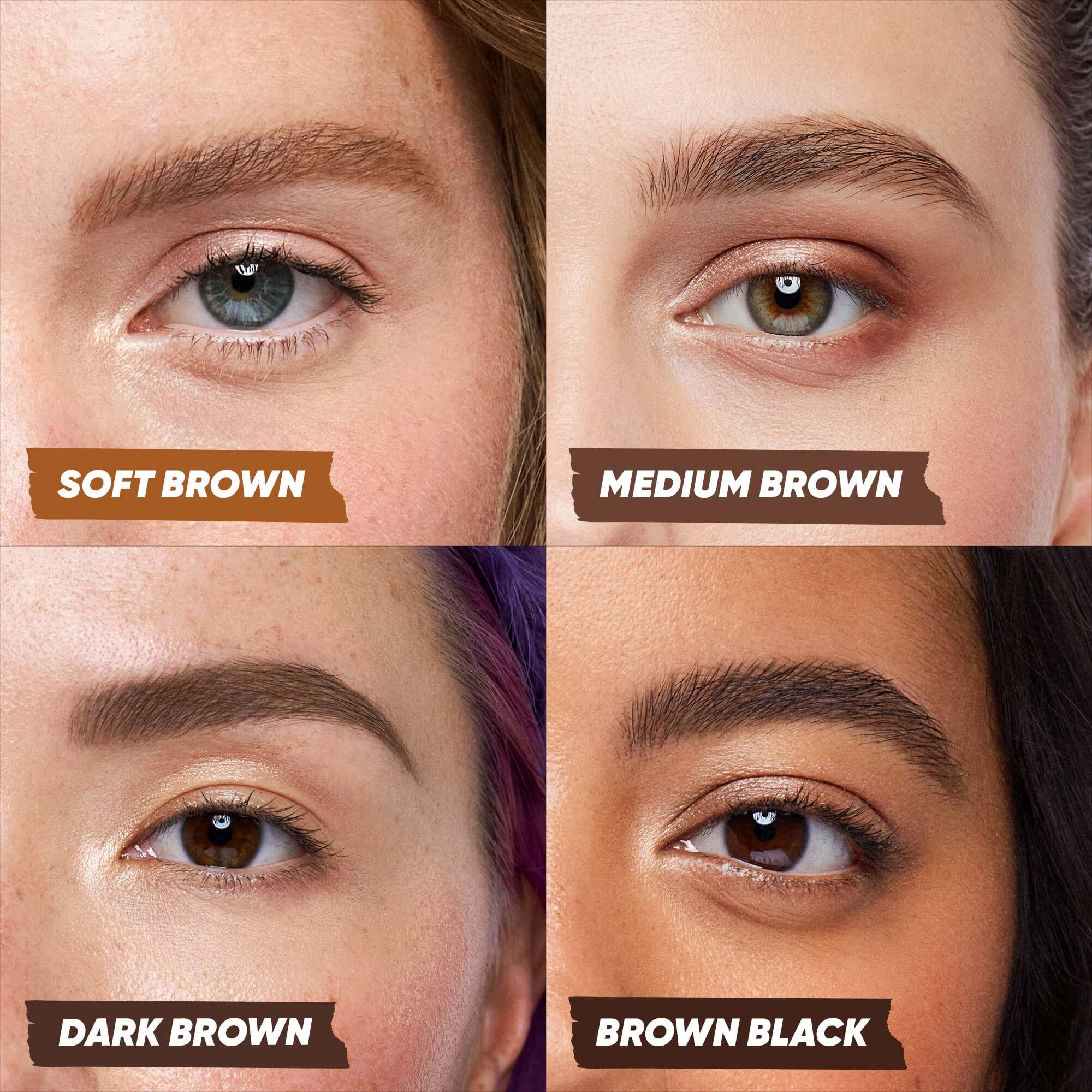 Kosas Brow Pop Nano 1mm precision stroke detail for natural brow texture.