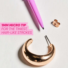 Kosas Brow Pop Nano long-wear formula keeps brows defined throughout the day.