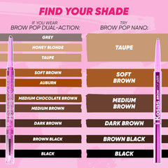 Kosas Brow Pop Nano vegan formula aligns with clean beauty preferences.