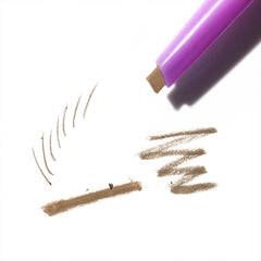 Kosas Brow Pop spoolie blends brows for seamless finish.