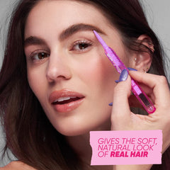 Kosas Brow Pop thick side fills sparse areas for fuller brows