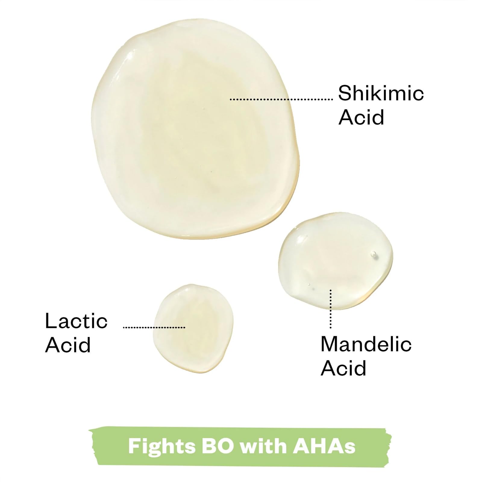 Kosas Chemistry Deodorant ingredient label emphasizing clean skincare benefits.