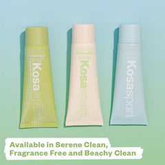 Kosas Chemistry Deodorant vegan cruelty-free badge on packaging.