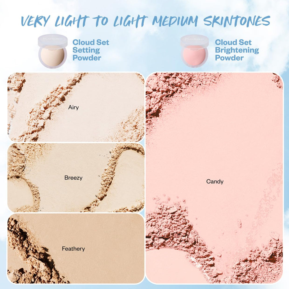 Kosas Cloud Set powder finish camera-ready look.