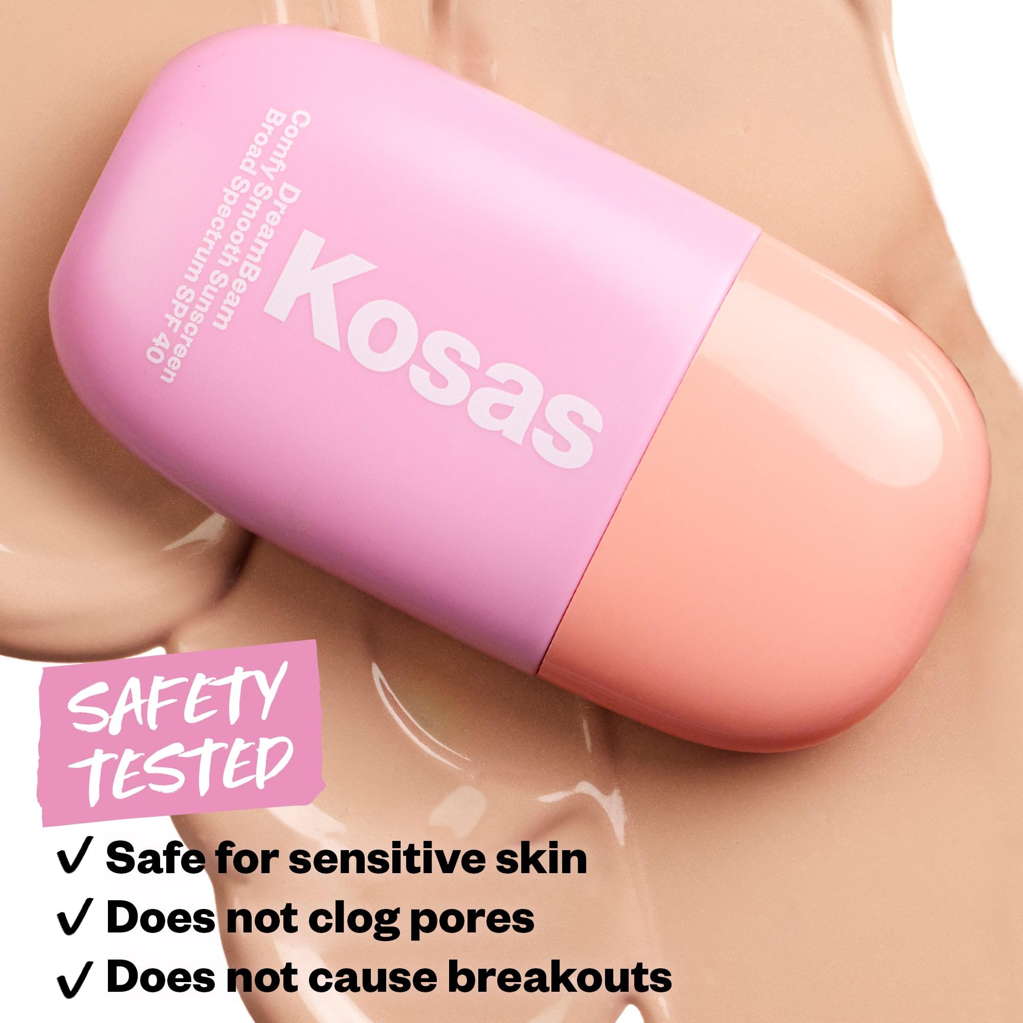 Kosas DreamBeam with ceramides and peptides for skin support