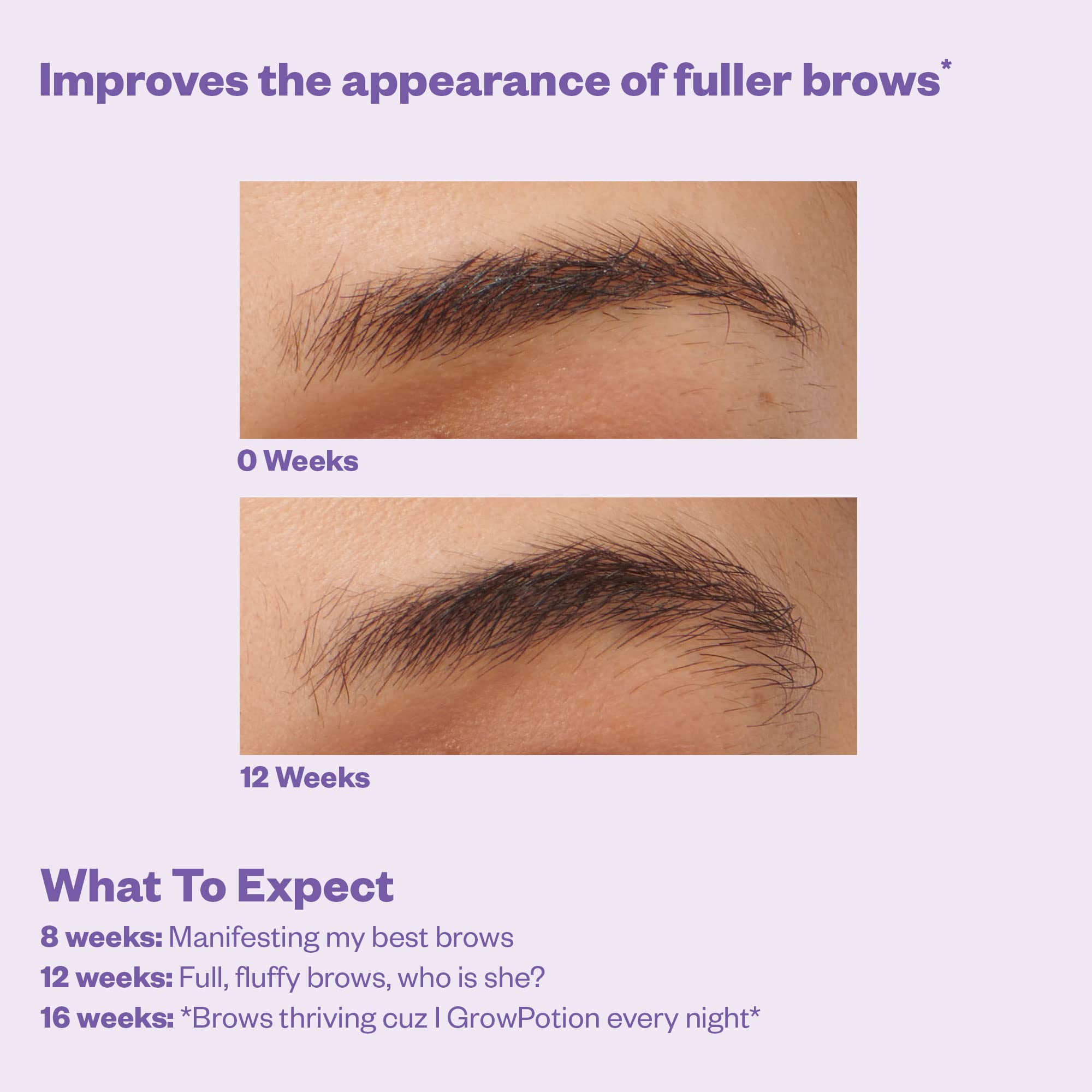Kosas Grow Potion shows improvements after 12 weeks