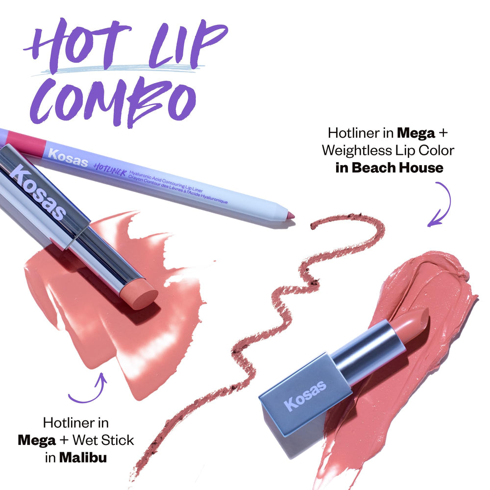 Kosas Hotliner built-in brush blends lines for a soft, natural finish.