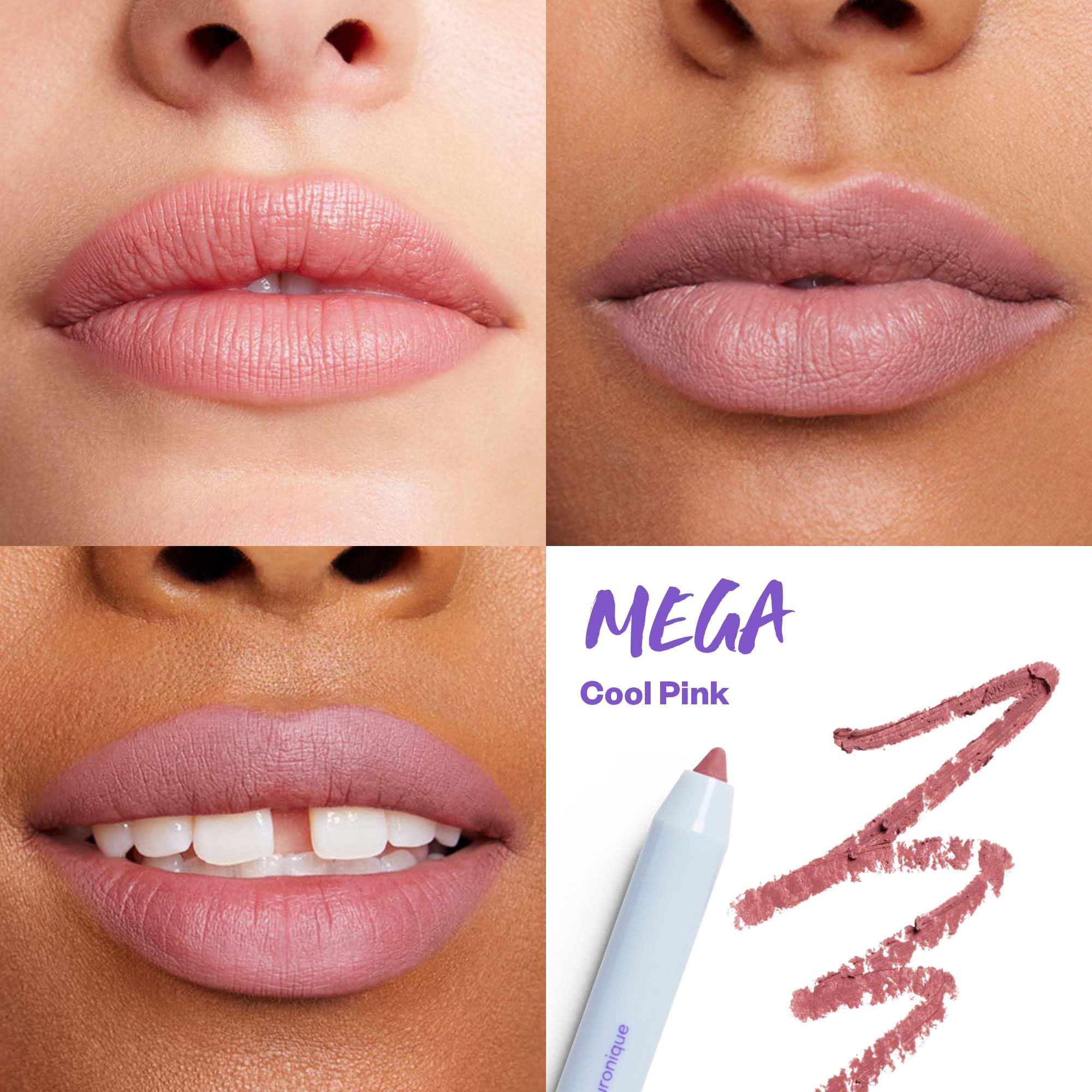 Kosas Hotliner lip liner with hyaluronic acid hydrates lips while defining contours.