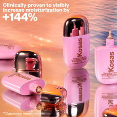 Kosas DreamBeam golden hue swatch, warm glow during sunny days.