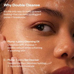 Kosas Mini Plump + Juicy duo pack on shelf showing travel-ready skincare set.