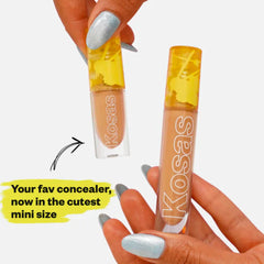 Kosas Revealer texture close-up with creamy, non-tacky finish