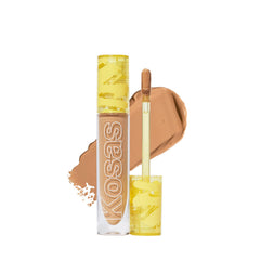 Kosas Revealer Concealer bottle close-up highlighting hydrating formula for a smooth under-eye finish.