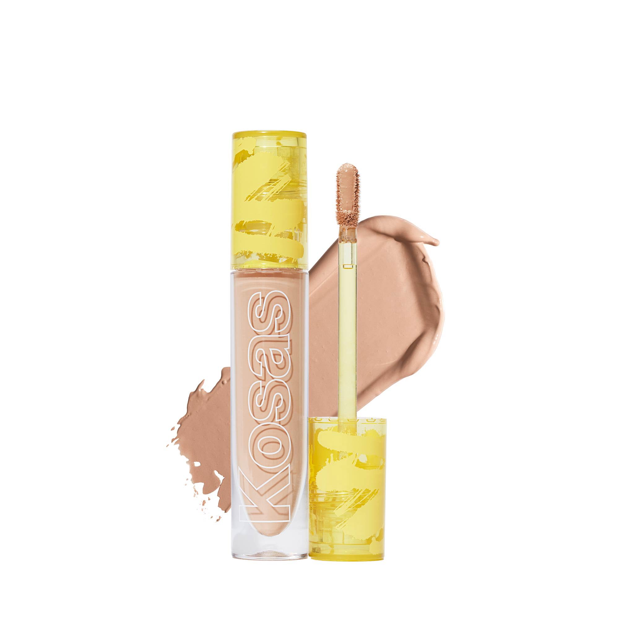 Kosas Revealer Concealer bottle shows a clean vegan formula for a natural look.