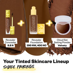 Kosas Revealer Concealer creamy texture close-up on skin