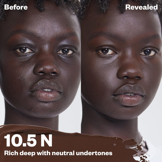 Kosas Revealer Concealer swatch on skin showing natural medium coverage