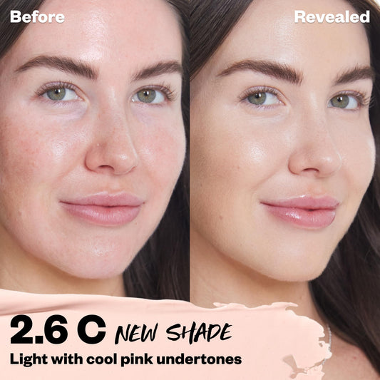 Kosas Revealer concealer tube closeup showing sleek design for precise application