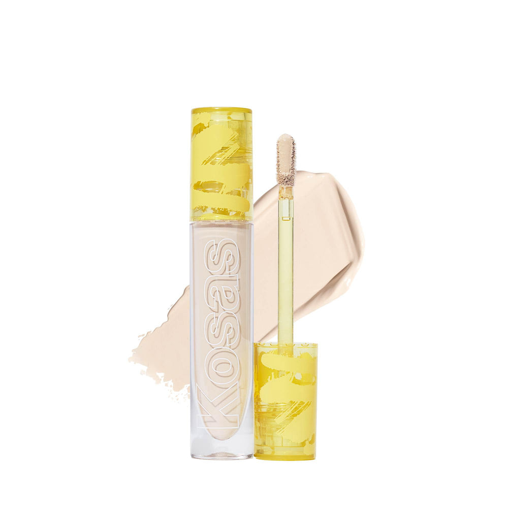 Kosas Revealer Concealer tube closeup for medium coverage and brightening under eyes.