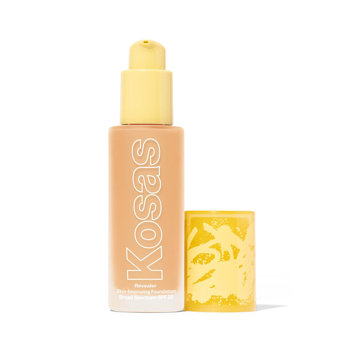 Kosas Revealer SPF25 bottle showing natural coverage and skin-friendly protection.