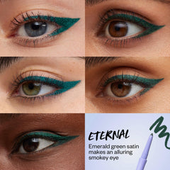 Kosas Soulgazer hyaluronic-acid glide swatch highlighting smooth application.