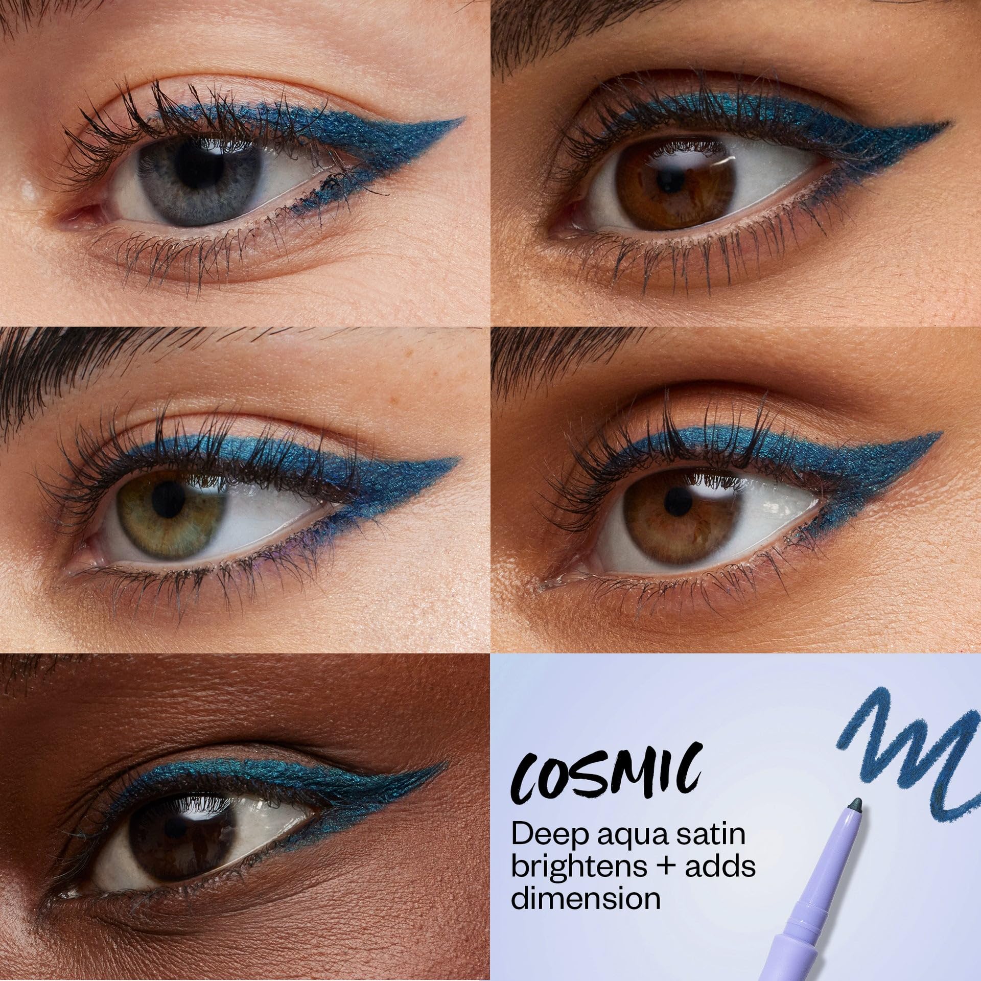 Kosas Soulgazer smudger for soft, smoky edges in Cosmic