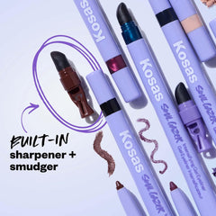 Kosas Soulgazer vegan clean-ingredients label emphasizing skin-friendly choice.