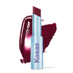 Kosas Wet Stick Bikini Blaze application shows hydrating sheer color for daily wear