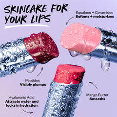Kosas Wet Stick sheer glow close-up highlights creamy texture and instant moisture