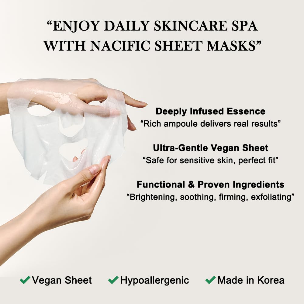 KosBeauty NACIFIC ceramide mask helps support the skin barrier.