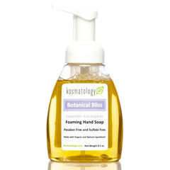 Kosmatology Botanical Bliss lavender-eucalyptus hand soap bottle for daily moisturizing cleanse.