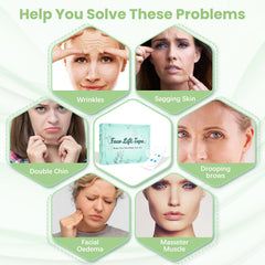KOSOBO Facetapes cheek lift effect enhances jawline with natural definition