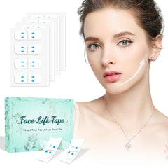 KOSOBO Facetapes neck tape application for a discreet lift without visible lines