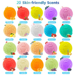 Kottke bath bombs color bath water for a fun bathing experience.