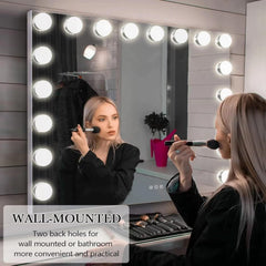 Kottova vanity mirror color temperature options with white, natural, and warm tones
