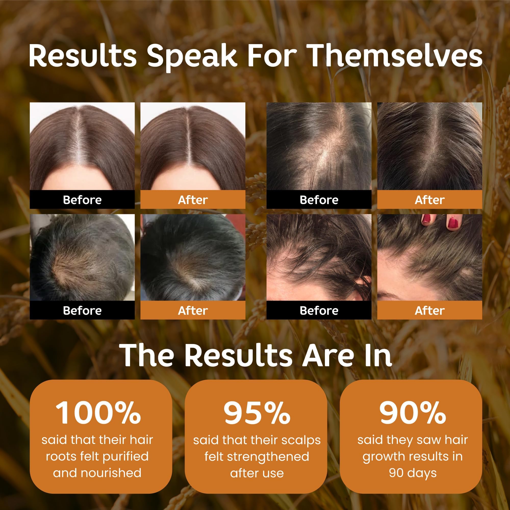 Kovilea Rice Water Shampoo pour shows easy distribution for cleansing.