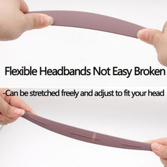 KOVOLITU curved design headband avoids contact with glasses legs